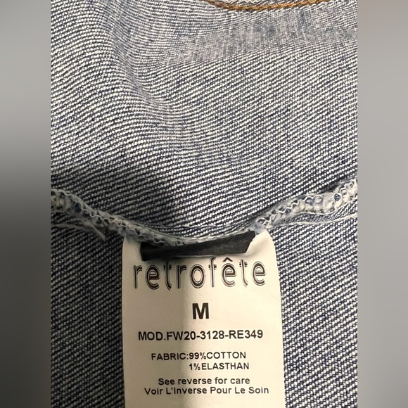 Retrofete Ada Denim Jacket features Puffed sleeves - Picture 7 of 8